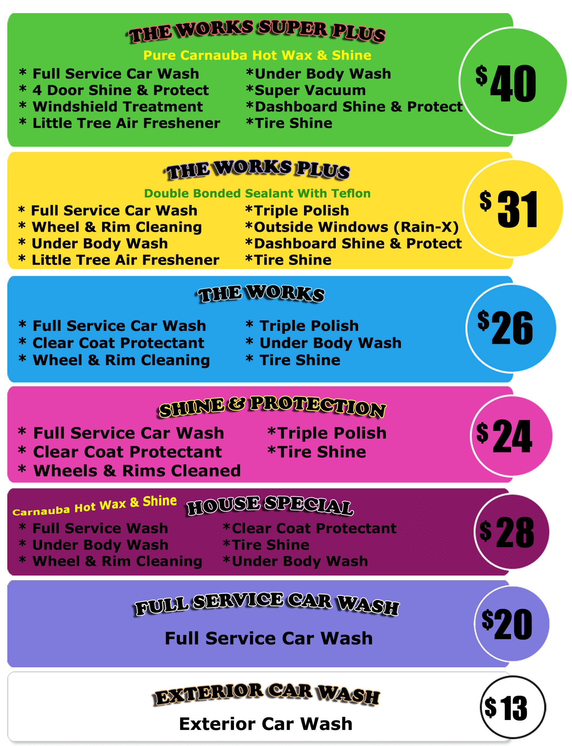 New-Wash-Service-List-2023